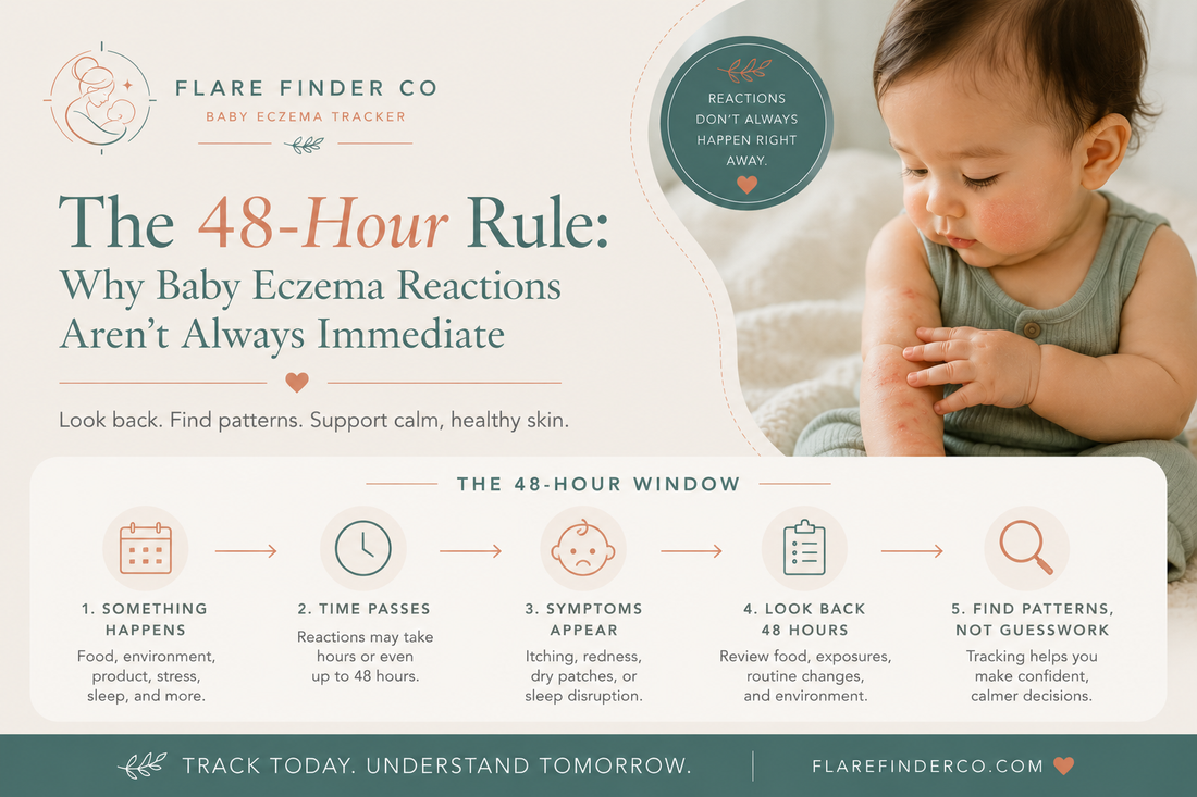 The 48-Hour Rule: Why Baby Eczema Reactions Aren't Always Immediate
