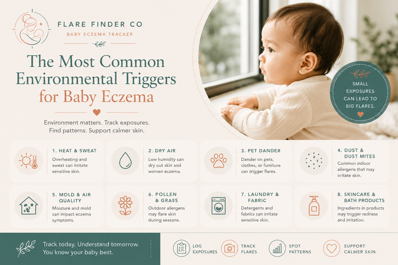 The Most Common Environmental Triggers for Baby Eczema