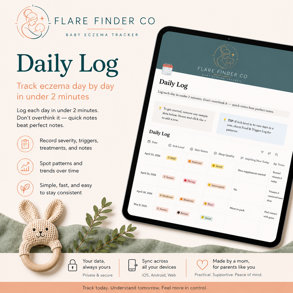 Baby Eczema Tracker — Notion Template